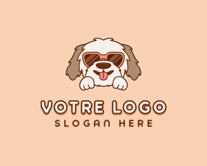 Sunglasses Dog Puppy Logo