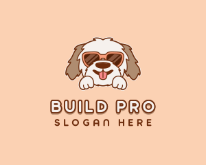 Pooch - Sunglasses Dog Puppy logo design