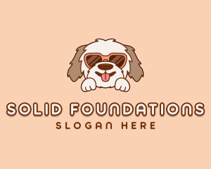 Hound - Sunglasses Dog Puppy logo design