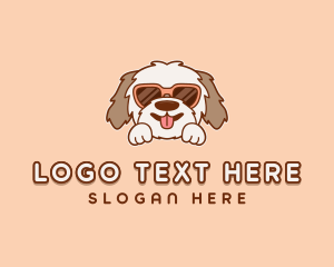 Sunglasses Dog Puppy Logo