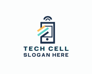 Cellular - Cellular Mobile Phone logo design