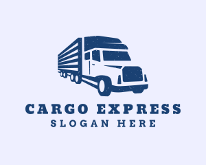 Haulage - Blue Haulage Trucking logo design