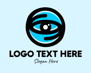 Eyeglasses - Blue Optical Eye logo design