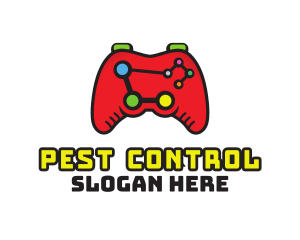 Analytical Esport Gaming Controller logo design