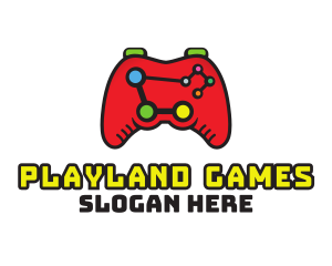 Games - Analytical Esport Gaming Controller logo design