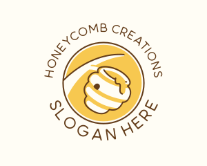 Honeycomb Hive Apiary logo design