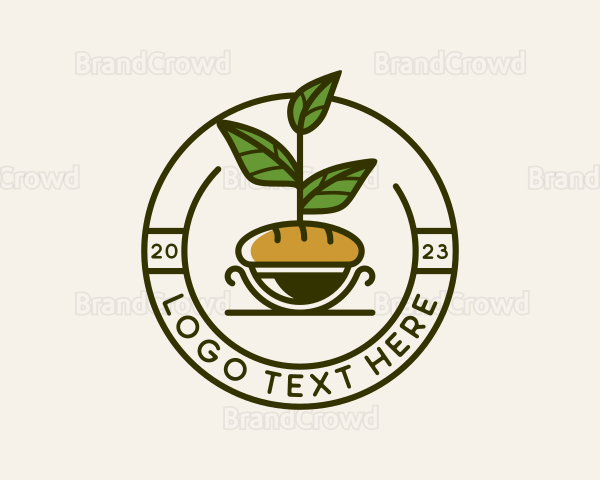 Organic Bread Loaf Logo