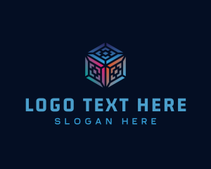 Digital Code Box logo design