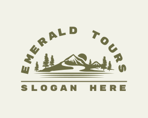 Outdoor Mountain Tour logo design