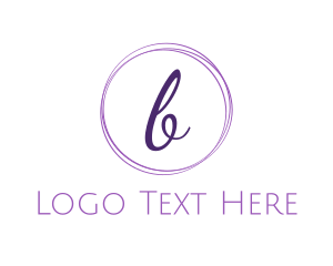 Women - Elegant Letter B logo design