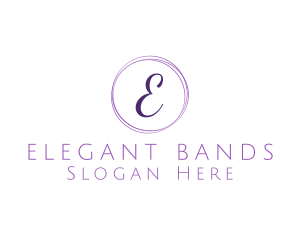 Elegant Cursive Lettermark logo design