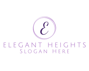 Elegant Cursive Lettermark logo design