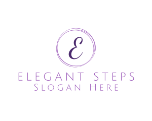 Elegant Cursive Lettermark logo design