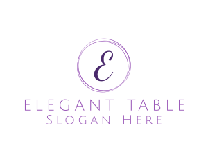 Elegant Cursive Lettermark logo design