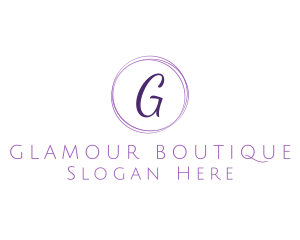 Glamour - Elegant Cursive Lettermark logo design