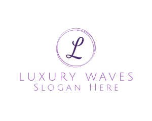 Elegant Cursive Lettermark logo design