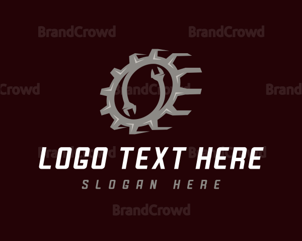 Mechanical Industrial Gear Logo