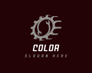 Mechanical Industrial Gear Logo