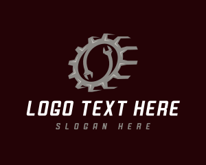 Mechanical Industrial Gear Logo