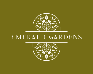 Botanical Leaf Garden logo design