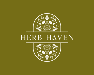 Herbs - Botanical Leaf Garden logo design