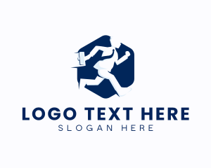 Work - Corporate Working Employee logo design