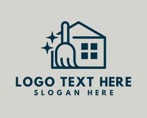 House - Clean House Mop logo design