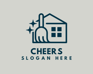 Clean House Mop Logo