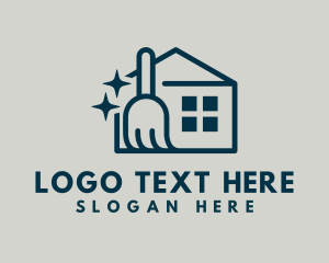 Clean House Mop Logo