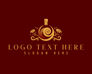 Premium - Luxury Floral Perfume logo design