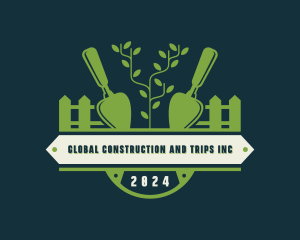 Landscaper - Trowel Gardening Yard logo design