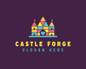 Castle Kindergarten Daycare logo design