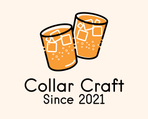 Cold Drink Glass logo design