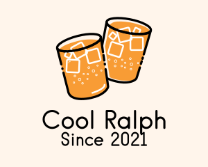 Cold Drink Glass logo design