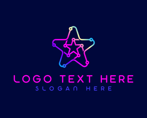 Telecom - Star Tech Circuit logo design