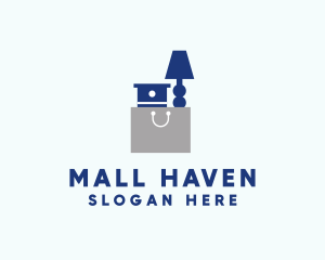 Furniture Shopping Bag logo design