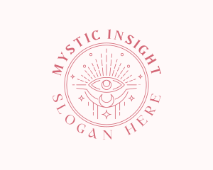 Eye Mystical Tarot logo design