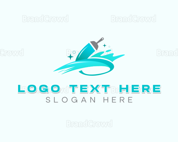 Paintbrush Interior Design Logo