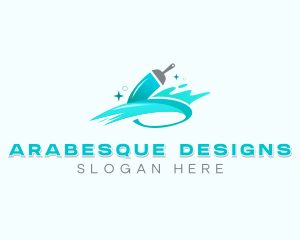 Paintbrush Interior Design logo design