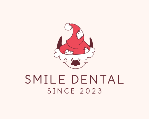 Santa Elf Christmas Logo