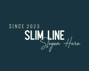 Thin - SImple Classic Business logo design