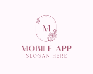 Floral Garden Wedding Logo