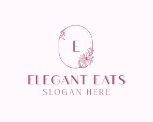 Floral Garden Wedding logo design