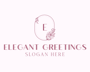 Floral Garden Wedding logo design