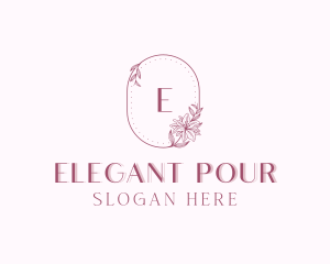 Floral Garden Wedding logo design