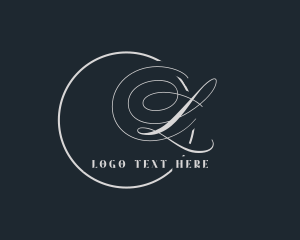 Classic Script Lettermark Logo