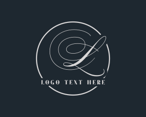 Customize - Classic Script Lettermark logo design