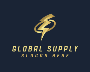 Supply - Lightning Bolt Energy logo design