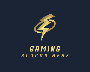 Thunder - Lightning Bolt Energy logo design