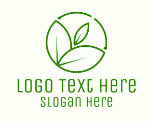 Agricultural - Minimalist Botanical Leaf logo design